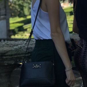 Black Kate Spade crossbody bag
